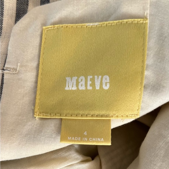 Anthropologie Maeve Changing Stripes Strapless Dress, Size 4, EUC - Picture 7 of 13